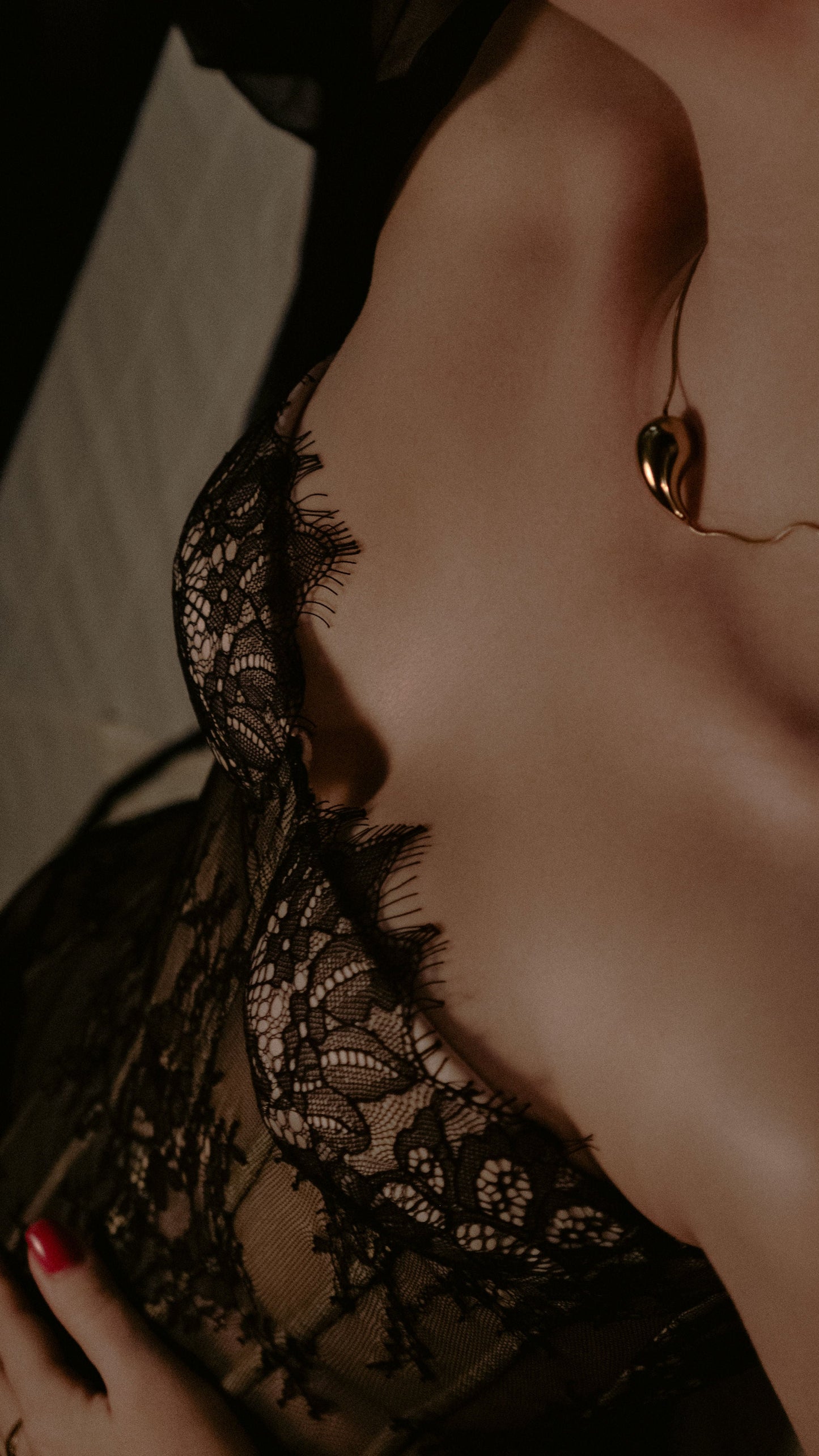 Chocolate Brown Corset (Brown Lace & Beige Base)